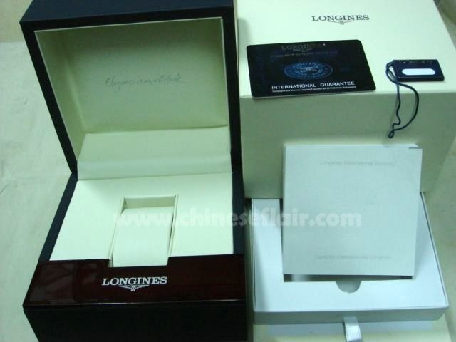 Original Quality Copy Longines Watch Box / Polished Black Box